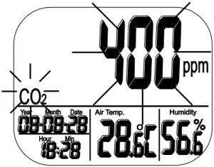 EXTECH CO200 - Manual CO2 Calibration