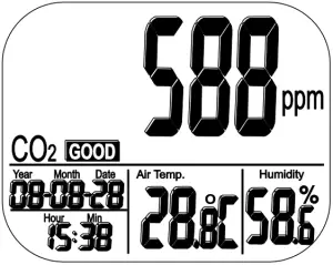 EXTECH CO200 - Operation - Powering the CO200