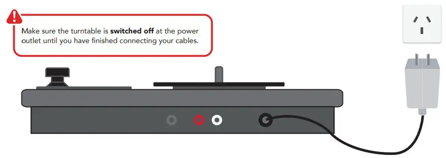 BAHUN ARTTS-0321 Turntable With Speakers - Connect to Power