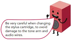 BAHUN ARTTS-0321 Turntable With Speakers - Replacing the Stylus 4