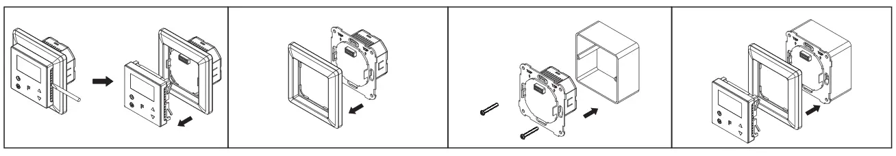 namron 4512744 Thermostat Touch Z-Wave 16A - fig 2