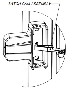 Installing Latch Cam Assembly