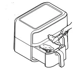 CHEFMAN RJ38-SQPF-45TDB TurboFry Touch Dual Fryer fig4