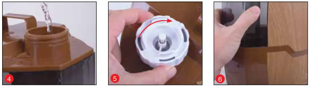 AIR INNOVATIONS MH-504 Clean Mist Sensatouch Humidifier- Filling 2