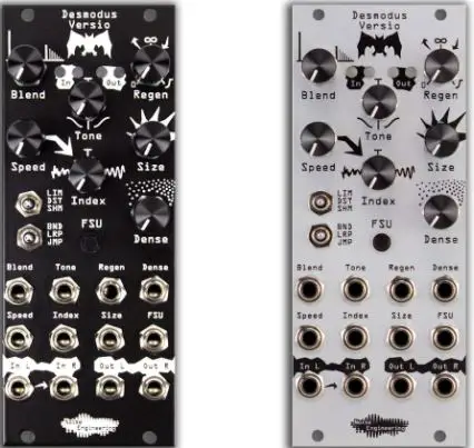 Desmodus Versio Stereo Reverb/dsp Platform User Manual Desmodus Versio Stereo Reverb/dsp Platform User Manual
