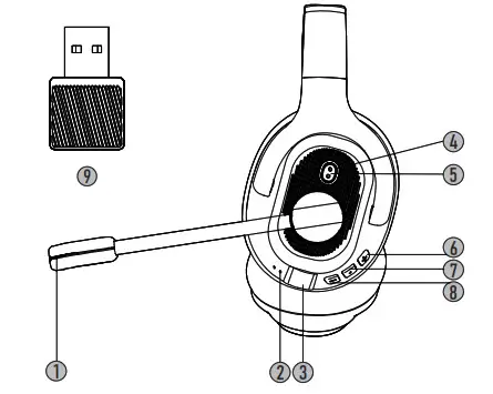 EKSA H6 Wireless Headphone- Product Oview