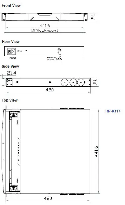AUSTIN-HUGHES RP-K117 4K LCD Console Drawer FIG 3