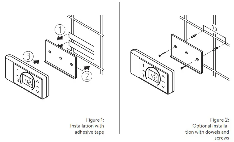 CLAGE FX 3 Remote Control - Installation
