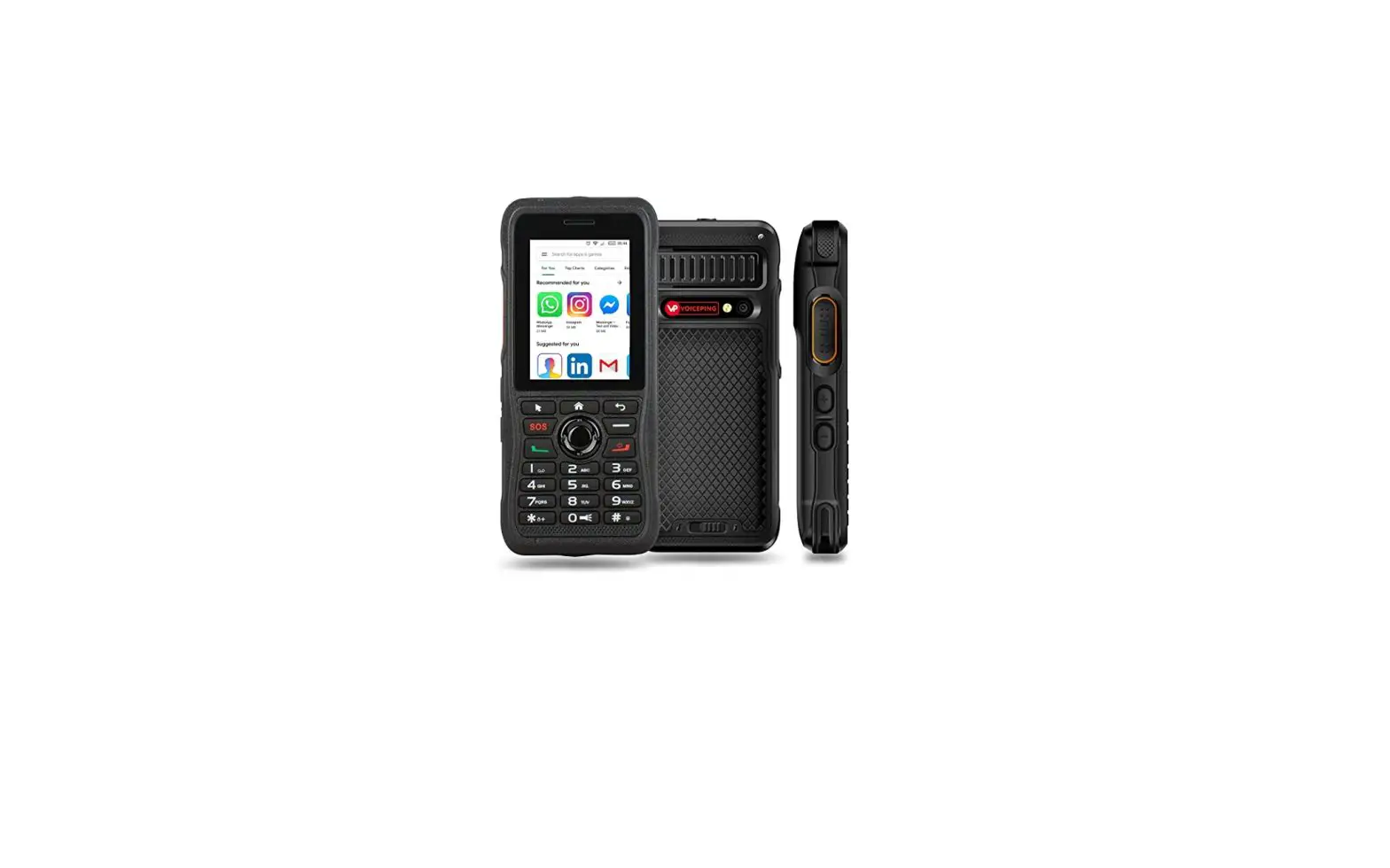 P-one Voiceping Unlocked Cell Phone For Seniors & Kids User Guide