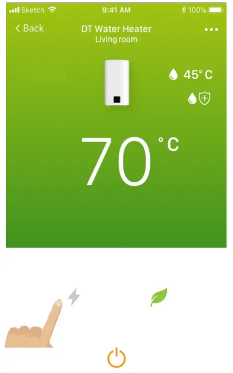 COINTRA TDD Plus 100 Electric Water Heater - APP 1