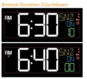 LA CROSSE TECHNOLOGY 616A-1413 Projection Alarm Clock fig12