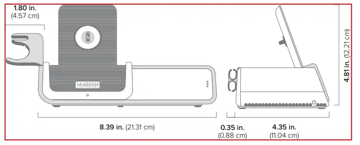 LA CROSSE TECHNOLOGY 616A-1413 Projection Alarm Clock fig30