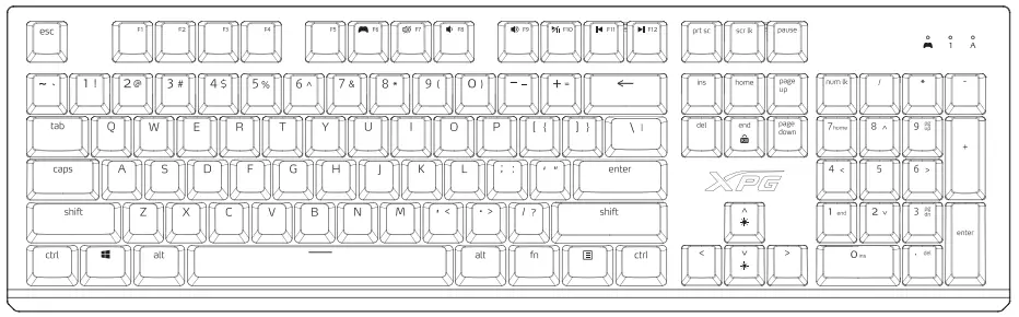 XPG Mage Mechanical Gaming Keyboard