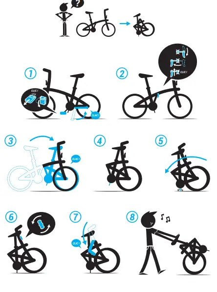 OXYLANE 100-120 Folding Bike fig3