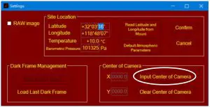 FIG 12 Set Camera Center