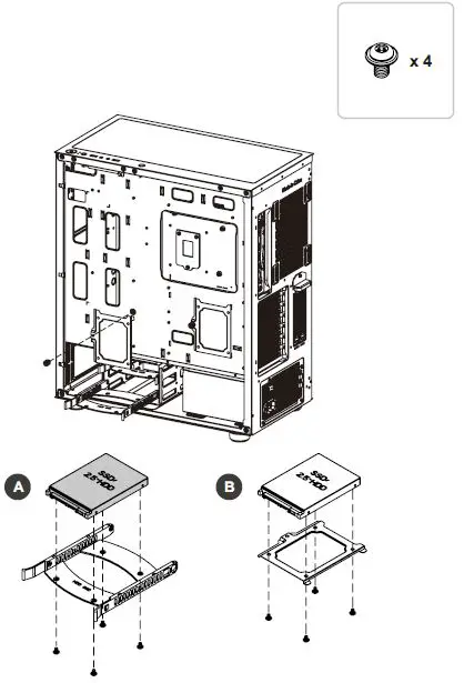2.5” HDD Installation