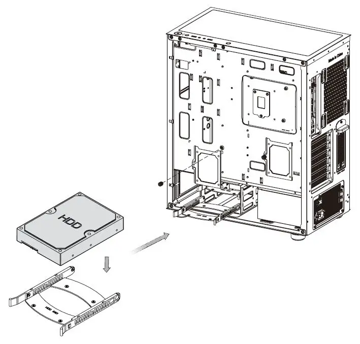 3.5” HDD Installation