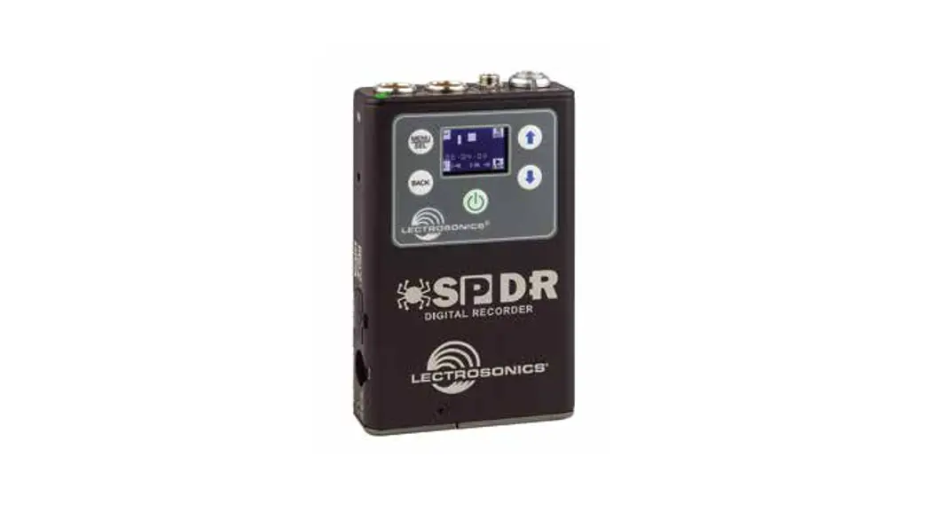 Lectrosonics Spdr Stereo Compact Digital Audio Recorder User Guide