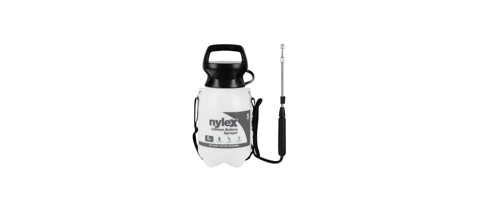 Nylex 5 Litre Rechargeable Battery Sprayer Instruction Manual