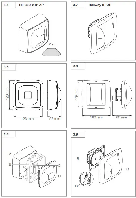 steinel HF 360-2 IP Presence Detector- 2