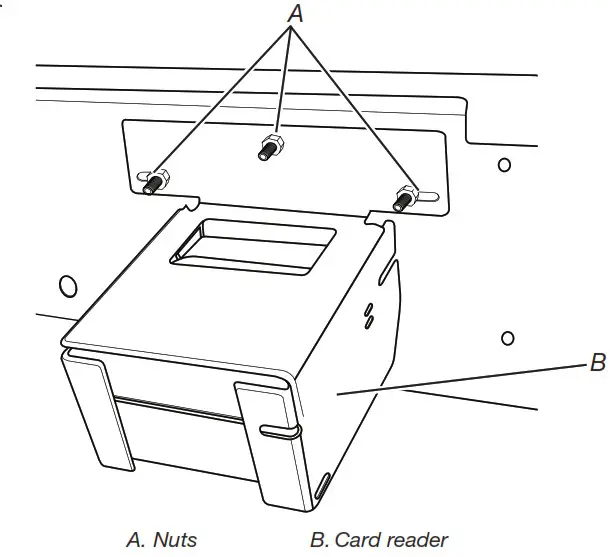 Whirlpool CHW9160GW 27 Inch Front Load Washer - card reader