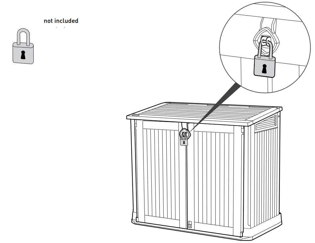 KeTeR 29155194 Store-It-Out Midi Wood Effect Garden Storage Box - fig 15