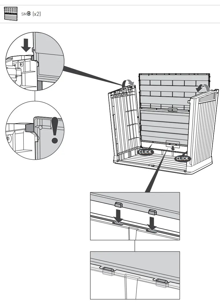 KeTeR 29155194 Store-It-Out Midi Wood Effect Garden Storage Box - fig 7