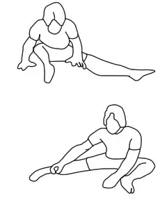 a drawing of a person