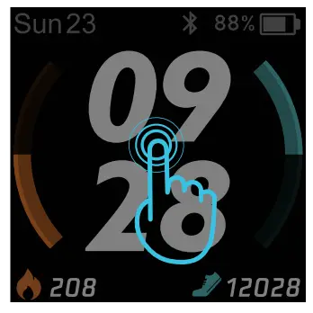v fitness ID205G Tracktivity GPS Smart Watch - 7