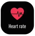 v fitness ID205G Tracktivity GPS Smart Watch - hart