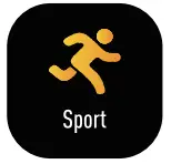 v fitness ID205G Tracktivity GPS Smart Watch - sport