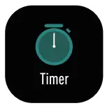 v fitness ID205G Tracktivity GPS Smart Watch - timer