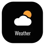 v fitness ID205G Tracktivity GPS Smart Watch - wather