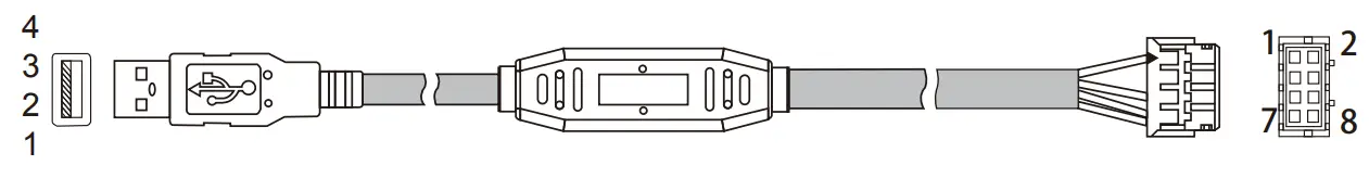 TOP CMS505 Card Reader - Product Dimension 13
