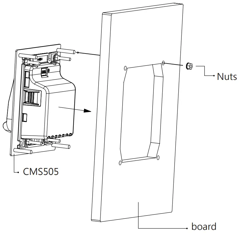 TOP CMS505 Card Reader - Product Dimension 4
