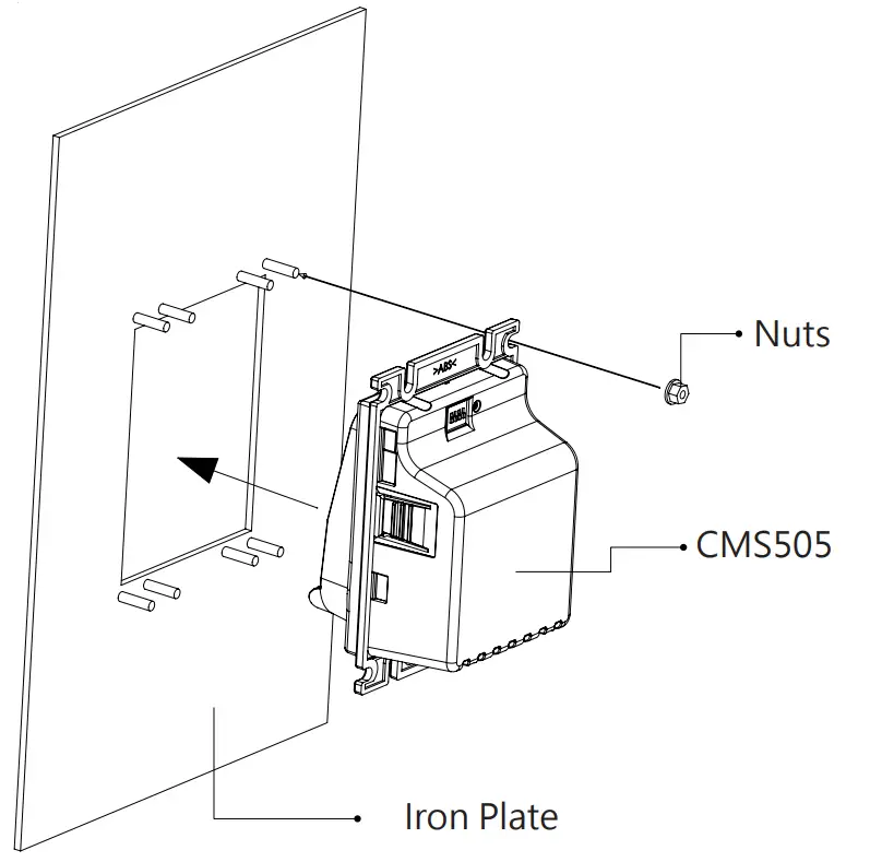 TOP CMS505 Card Reader - Product Dimension 5