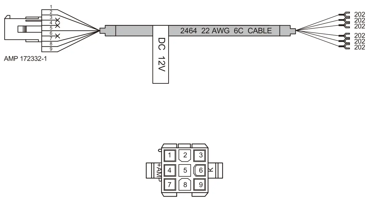 TOP CMS505 Card Reader - Product Dimension 9