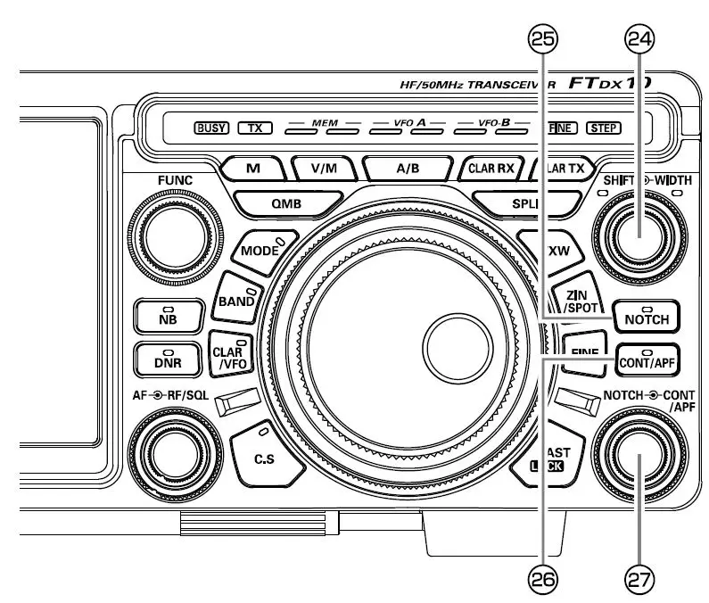 YAESU-FTDX10-HF-50 MHz-100W-Desktop-Radio-fig-14