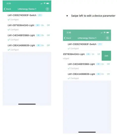 Hangzhou Lmenergysolution Lighting 0 10VDC LMIC Lighting Controller - Device Parameters