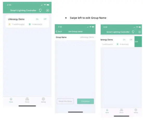 Hangzhou Lmenergysolution Lighting 0 10VDC LMIC Lighting Controller - Group Settings