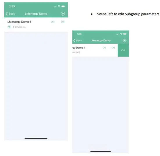 Hangzhou Lmenergysolution Lighting 0 10VDC LMIC Lighting Controller - Subgroup Parameters