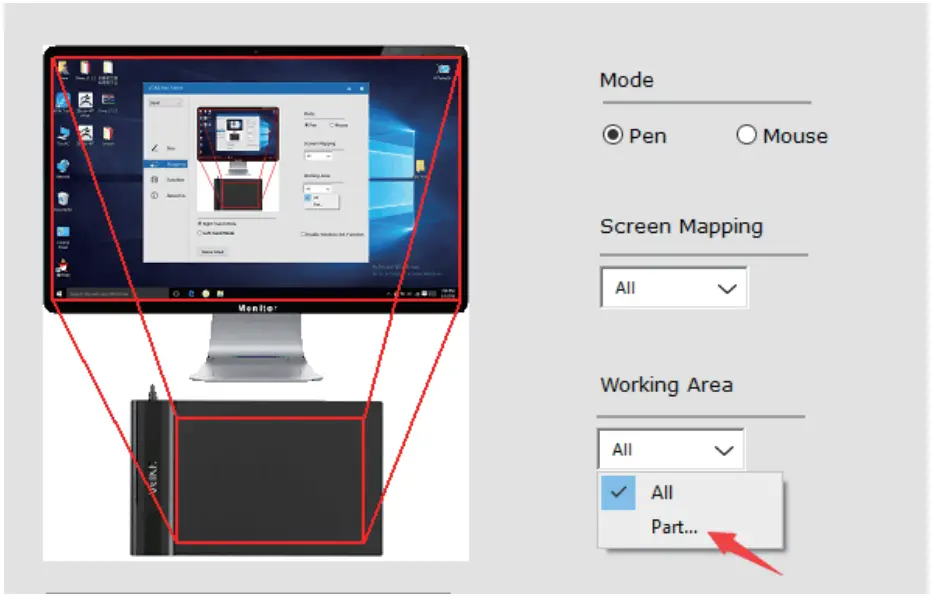 VEIKK S640 Digital Drawing Battery Free Graphic Pen Tablet - app 4