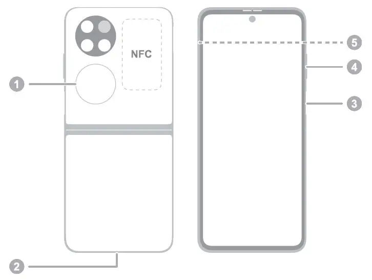 HUAWEI-BAL-L49-P50-Pocket 4G-Dual-SIM-Smartphone-1