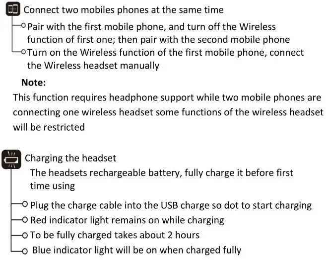 Ambar Bluetooth Headset with Mic - Features 3