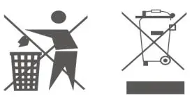 Ambar Bluetooth Headset with Mic - Handling of the Waste Electrical Icons