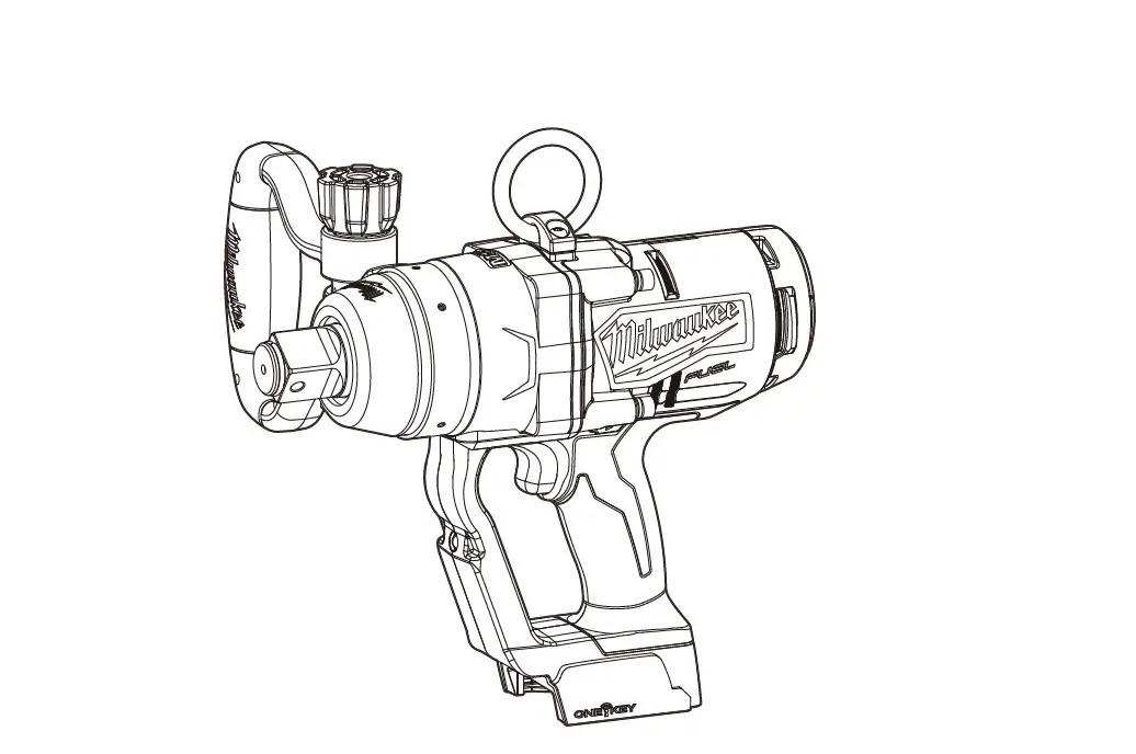 Milwaukee 2867-20 M18 Fuel 1 Inch High Torque Impact Wrench With One-key User Manual