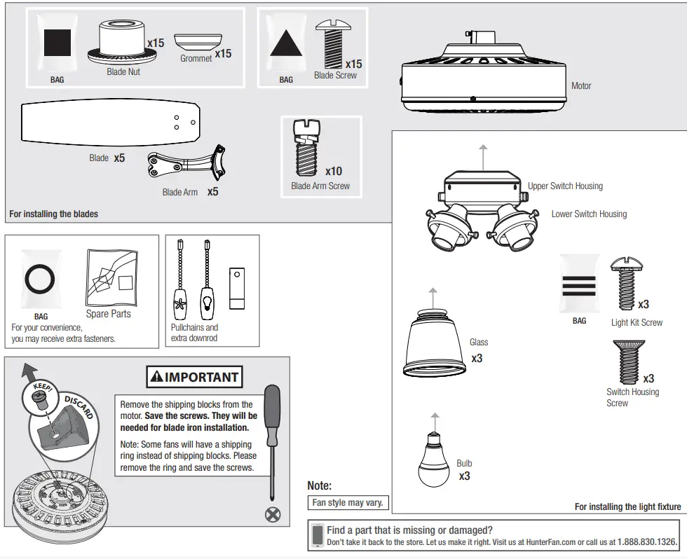 Hunter-5136-River-Ridge-52-Inch-Home-Ceiling-Fan-3