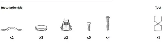 FIG 2 Installation kit