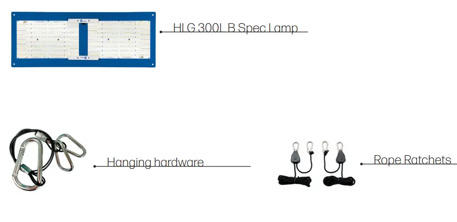 Horticulture Lighting Group HLG 300L 270w 120 Volt Horticulture Lighting 4