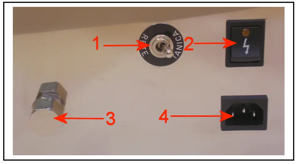 QUICK MILL 05010 A EVO Monza Evo Deluxe Espresso Machine - BACK